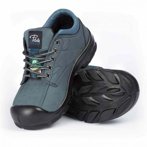 Women’s steel toe safety shoes | Black | S555 | Pilote et filles